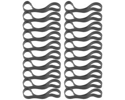 60 Stuks Rubber Bands Zware Elastische Banden voor Kantoor Keuken Handwerk Hoge Elasticiteit voor Vuilniszakken Mappen