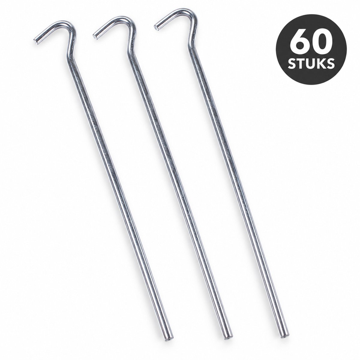 Tentharingen met open oog - 60 stuks - 23 cm - Voor zachte grond