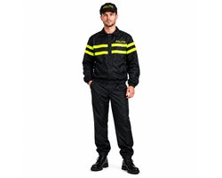 Heren kostuum Nederlandse Politie - Realistisch Verkleedpak Inclusief shirt, broek en pet - Carnaval, Verkleedfeest & Themafeest - One size
