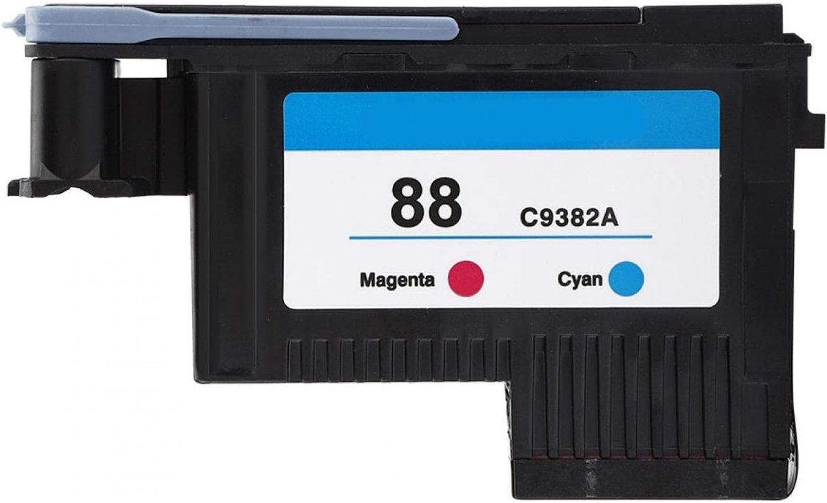 Printkop, professionele printkop, 2-pack printkop Compatibele printkopvervanging voor 88 C9381A C9382A Printkop K5300 K8600 L7380-serie(ROOD)