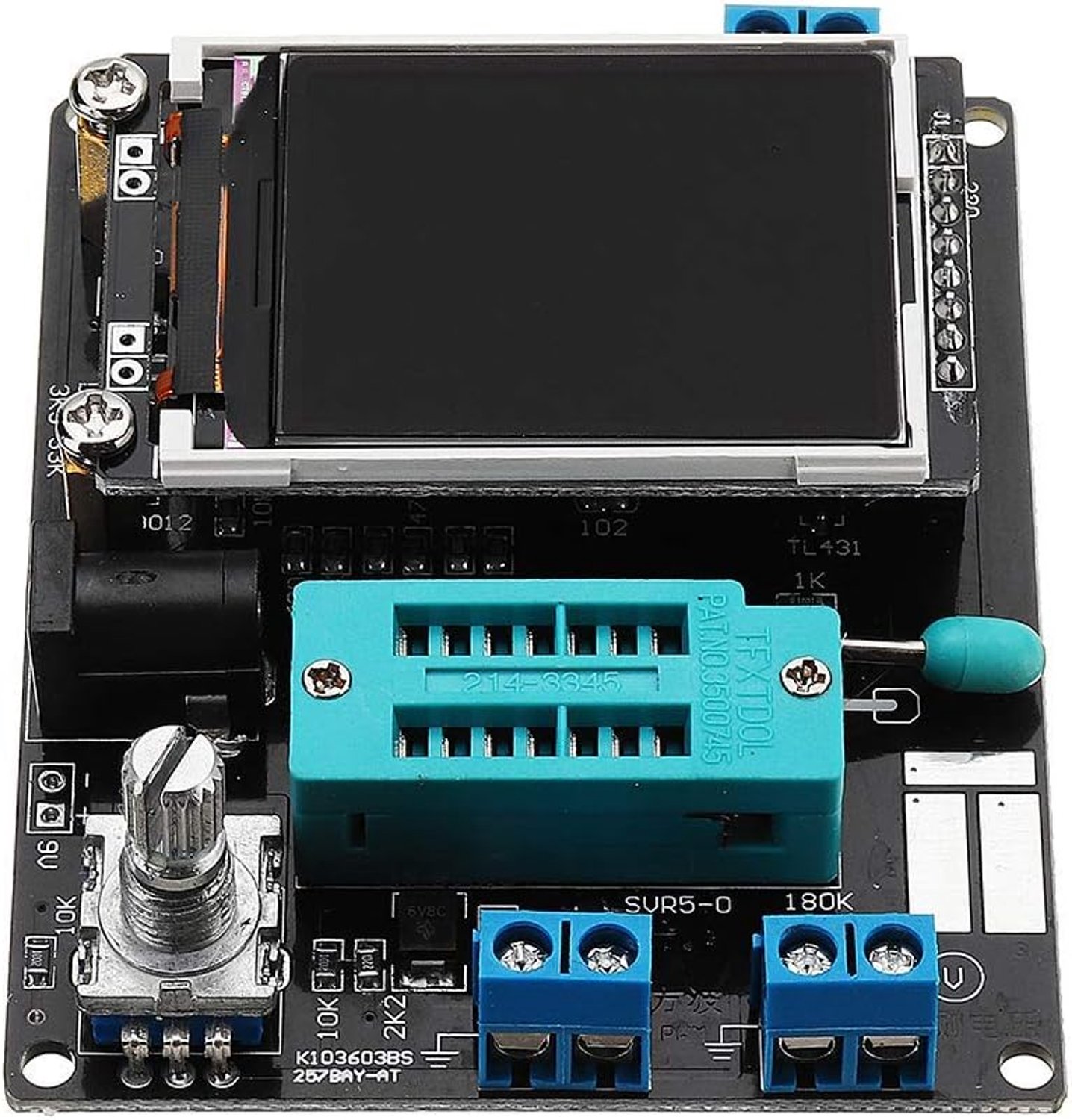 GM328A LCD Transistor Tester Diode ESR Meter PWM Square Wave Generator Brazed Module - ShopVlot