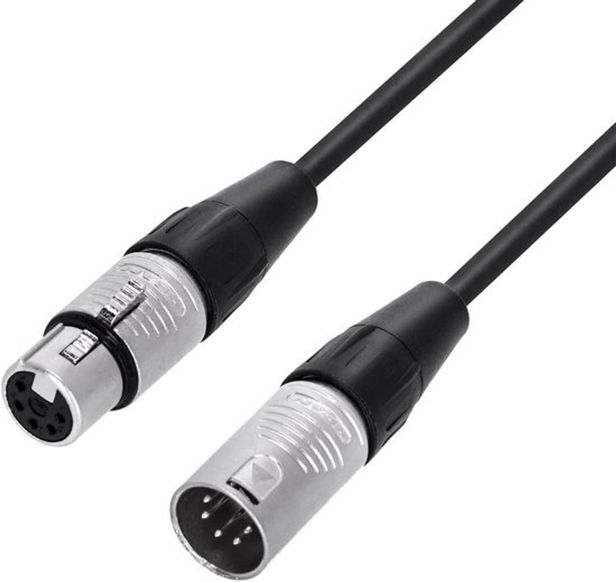DMX-kabel - 5-polige XLR-kabel van 3 m - Kwaliteitskabel - voor professionele toepassingen