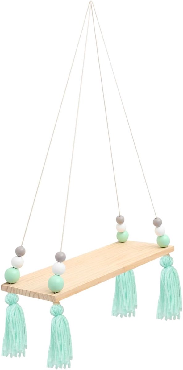 Wandrek Met Hangende Kwast Creatief Stijlvol Planten Display Rek Voor Thuisdecoratie Ruimtebesparend Eenvoudig Te Installeren Voor Tuin Interieur