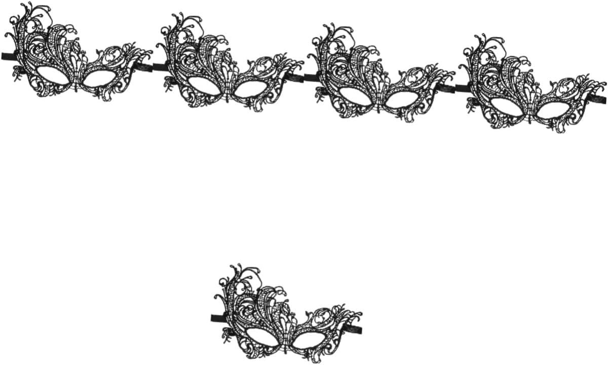 5stuks Lace Mask Voor Volwassenen Verstelbare Half Lace Feestmasker Voor Carnaval Kostuumfeesten Elegante Herbruikbare Oogmasker Met Fijne Kantdetails