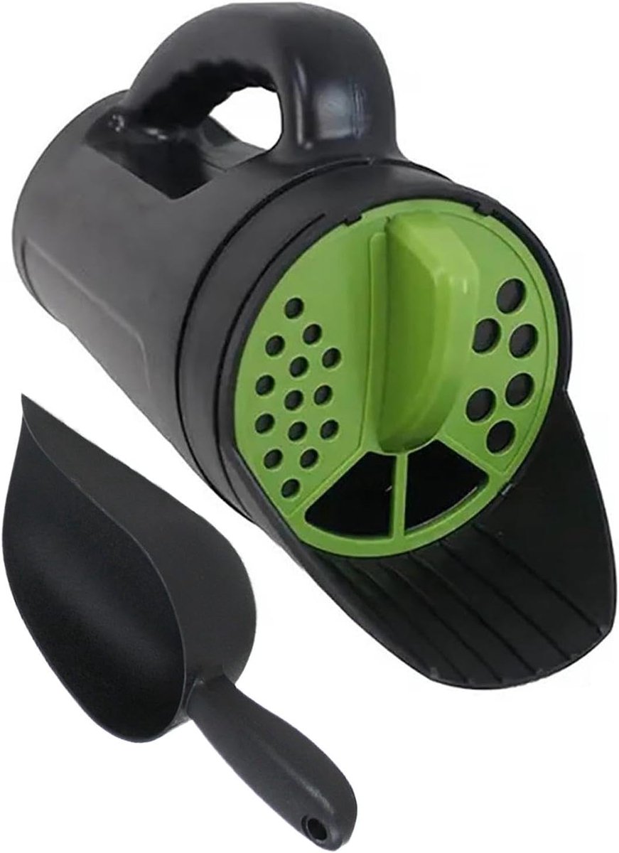 Strooibus – instelbare openingsgrootte van 2,5 liter, shaker in meerdere maten, gereedschap voor gazon en tuin, mestverdeling, ijs en sneeuw smelt met p