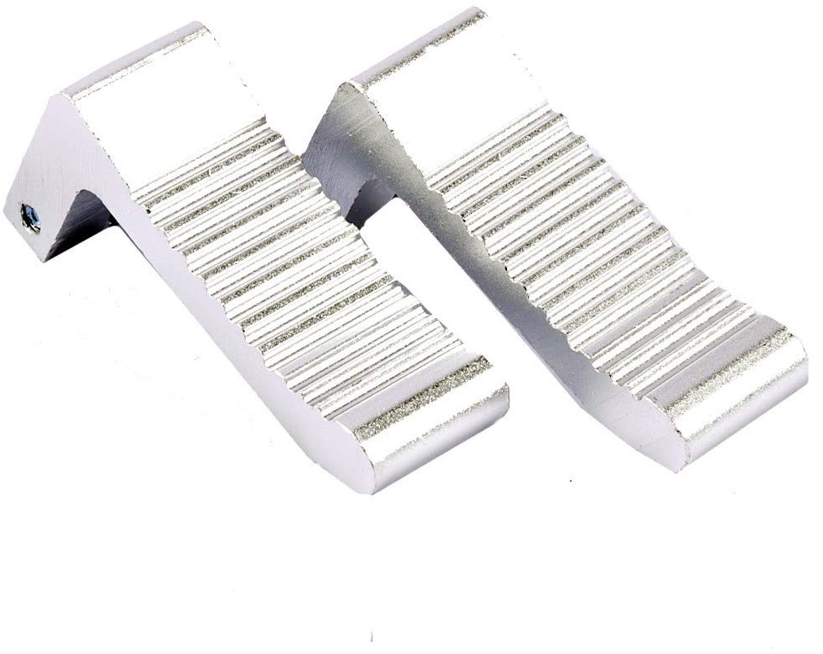 Voetsteunen voor Pocketbike - Groot Aluminium - Zilver