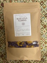 Blauwe Lotus Hele Bloemen- 10 tot 15 hele bloemen - 25gr - met de hand geselecteerd - Premium kwaliteit (zie foto's) - Waking Herbs (Blue Lotus / Nymphaea caerulea) - Blauwe Lotus Thee