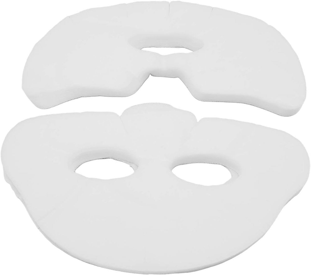 Zijden Gezichtsmaskerpapierset Zachte Vochtinbrengende Vellen voor Home Spa Schoonheidsverzorging 50 Boven 50 Onder