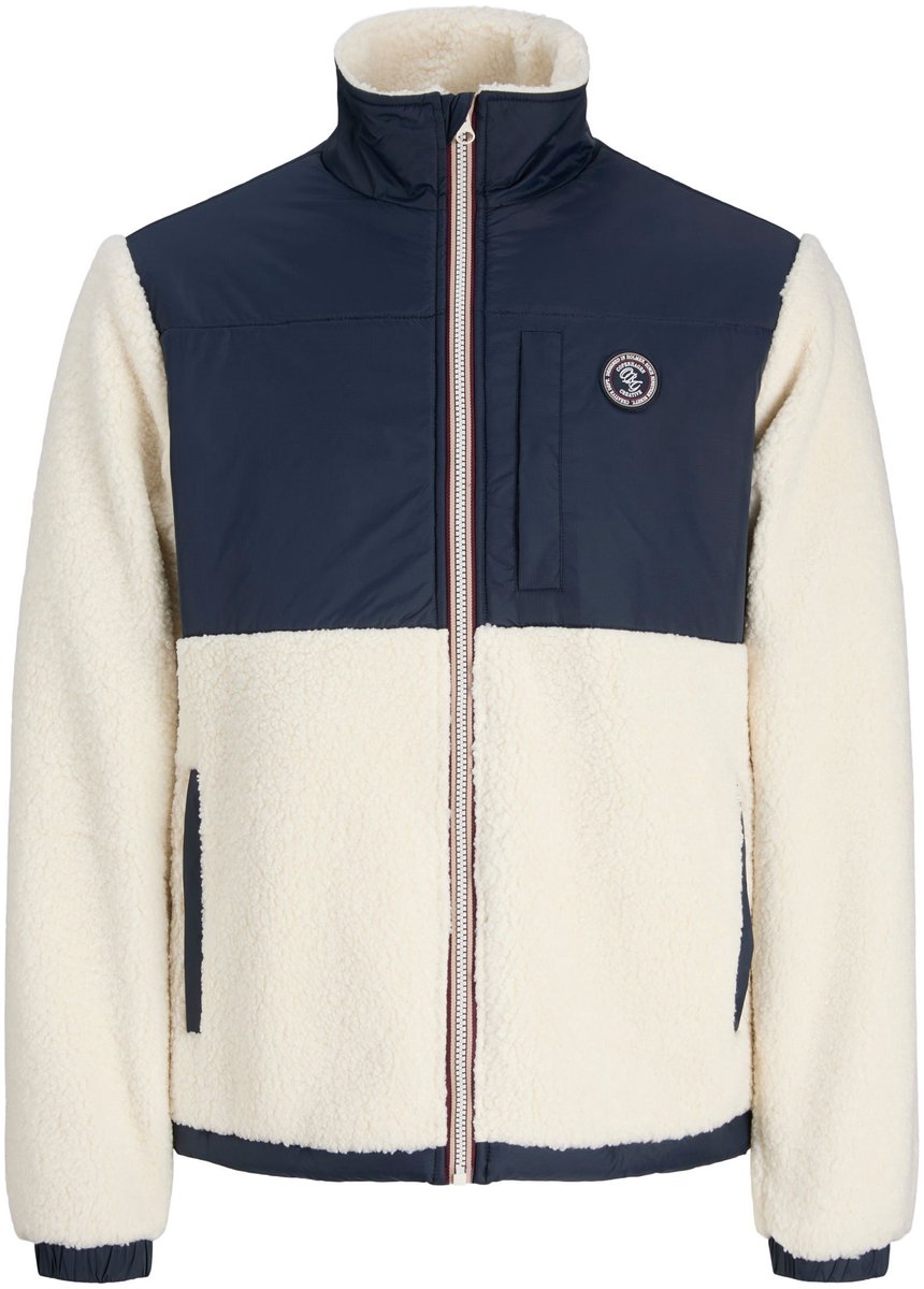 Jack&jones Jorfrederiksberg Teddy Jacket Sky Captain | Beige | Maat: L