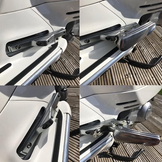 Verlengde Voetsteunen, Vervangingsaccessoires voor Motorvoeten, Geschikt voor Vespa GTS 300ie, Comfort en Stabiliteit — afbeelding 2