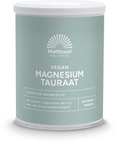 Mattisson - Vegan Magnesium Tauraat Poeder - Voedingssupplement - 250 Gram