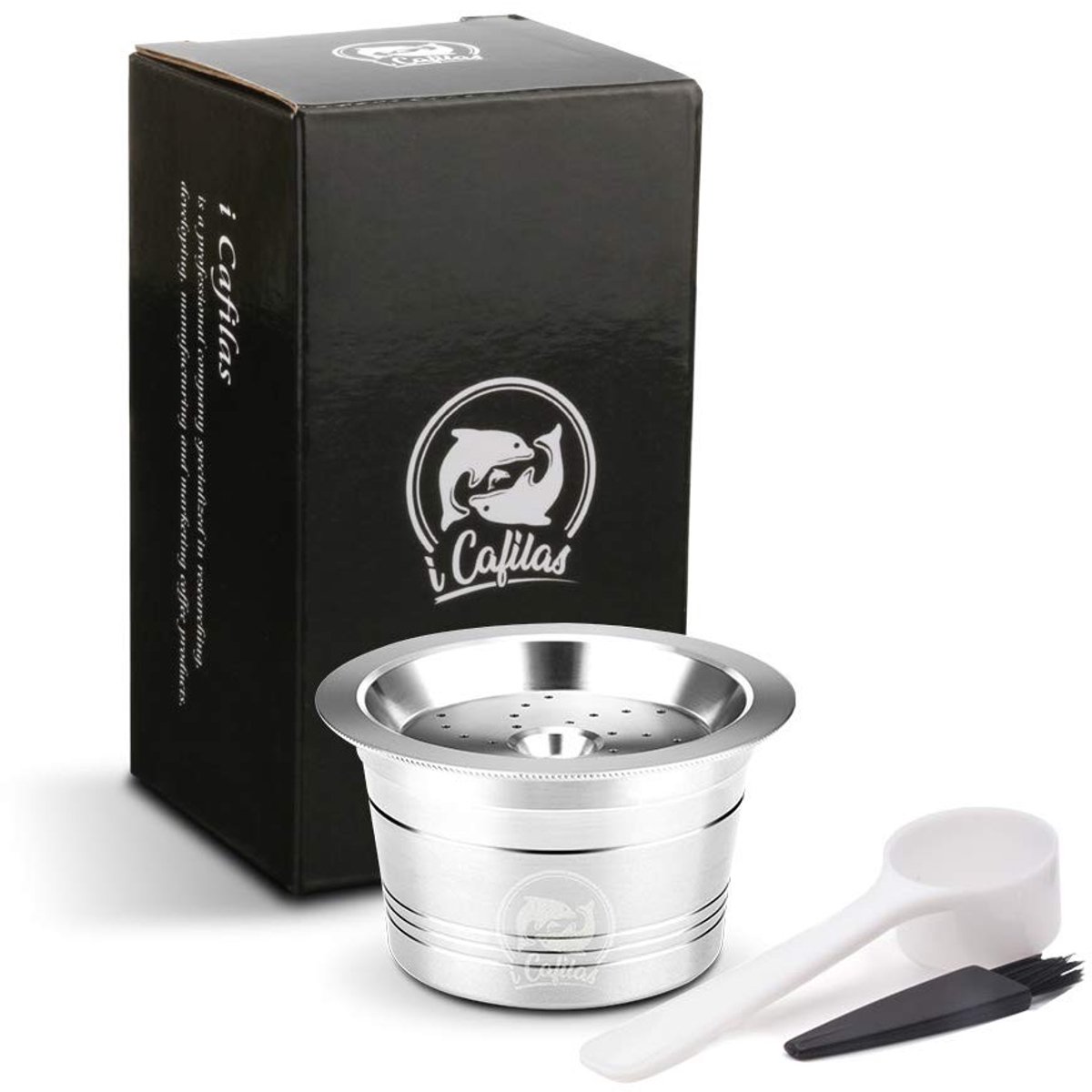 RVS Hervulbare Koffiecapsule voor Caffitaly en Tchibo