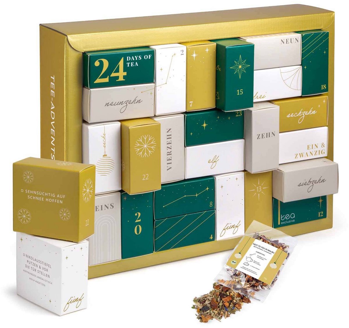 Beleef Thee Adventskalender 2026 - losse thee en andere extra's