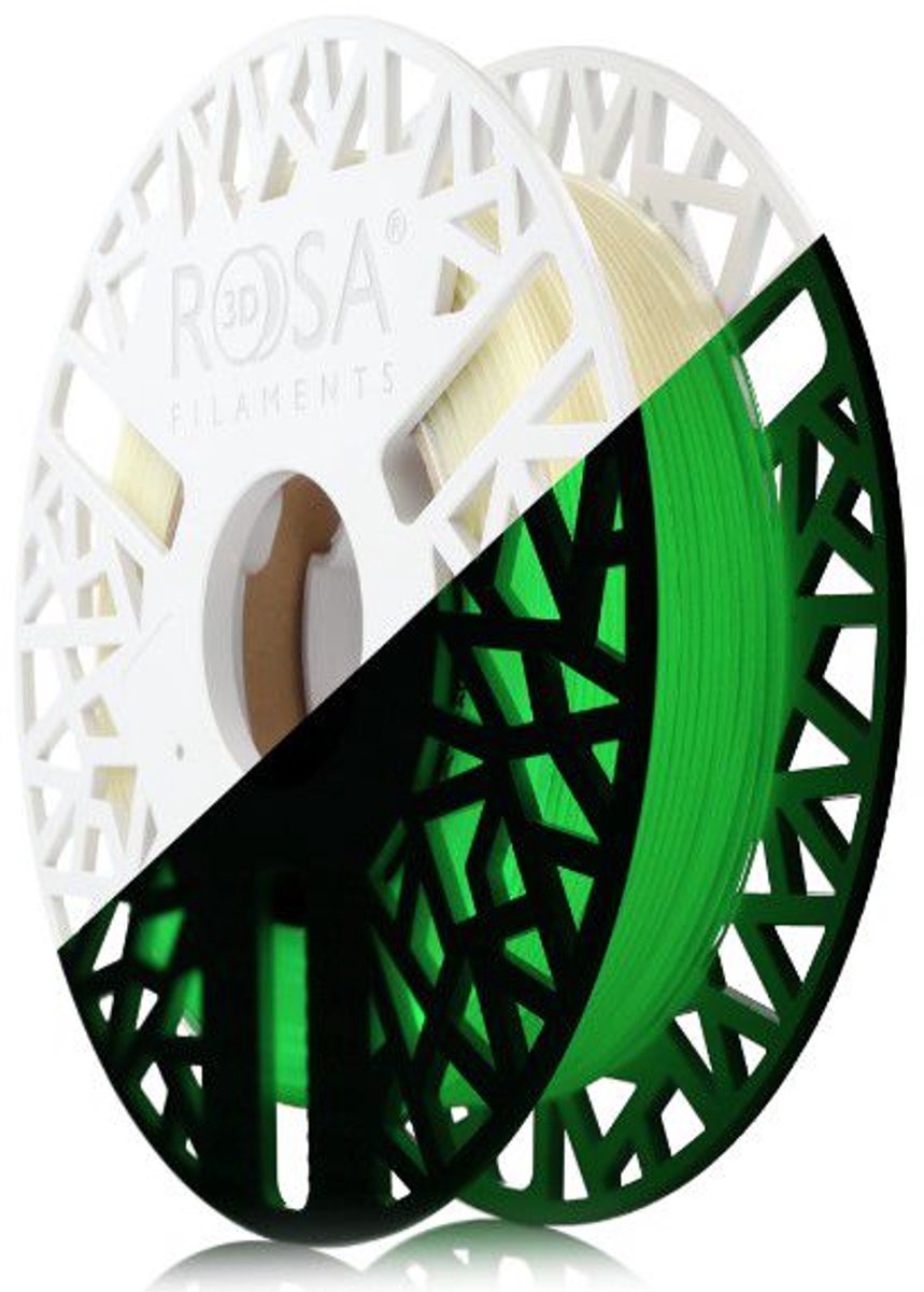 Rosa3D PET-G Glow-in-the-dark Groen 1,75 mm 0,5 kg Filament