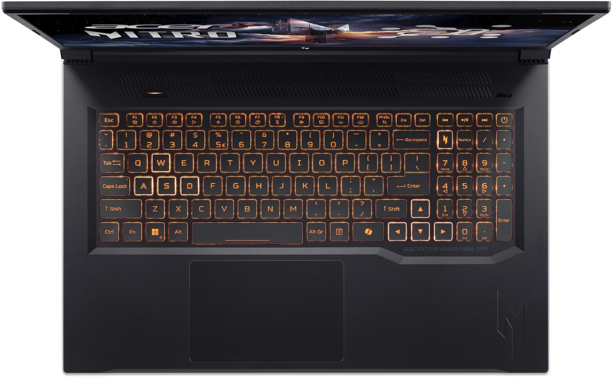 Acer Nitro V 17 AI ANV17-41-R53N - Gaming Laptop - 17 inch 165Hz - AMD Ryzen 7 - 16GB - 512GB SSD - RTX 5070 - inclusief 3mnd PC GamePass thumbnail 6