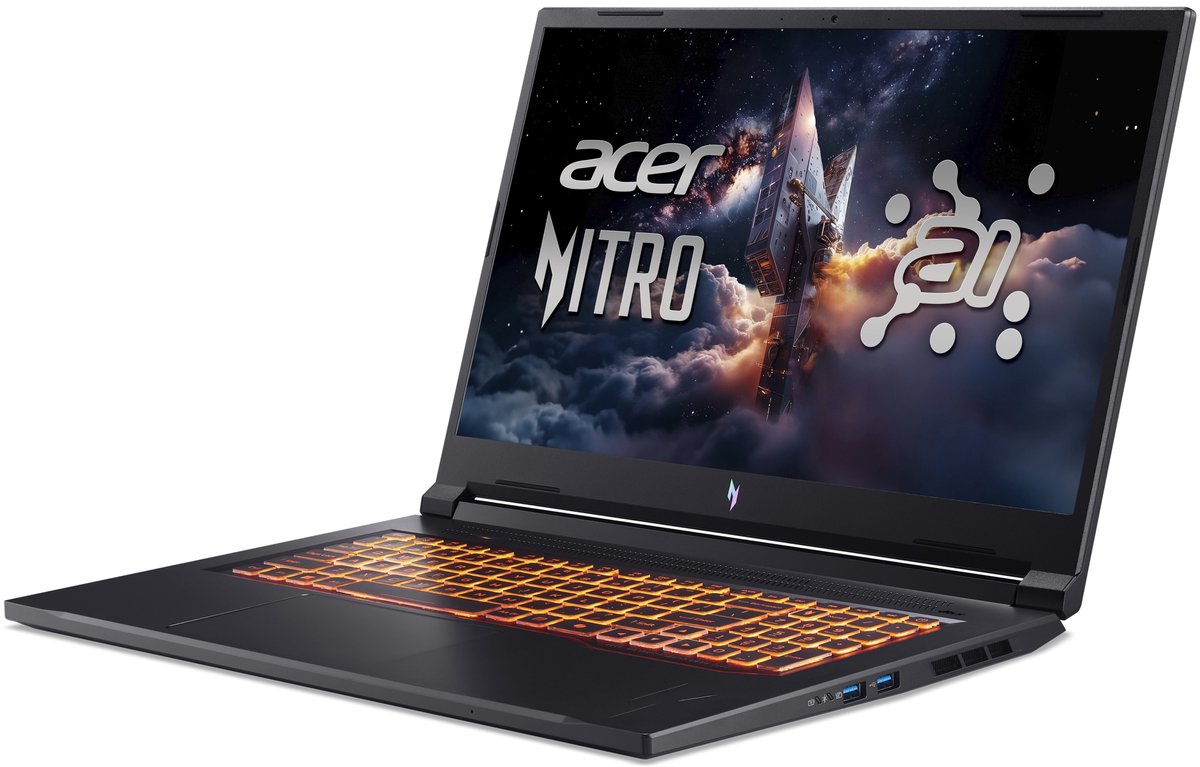 Acer Nitro V 17 AI ANV17-41-R53N - Gaming Laptop - 17 inch 165Hz - AMD Ryzen 7 - 16GB - 512GB SSD - RTX 5070 - inclusief 3mnd PC GamePass thumbnail 5
