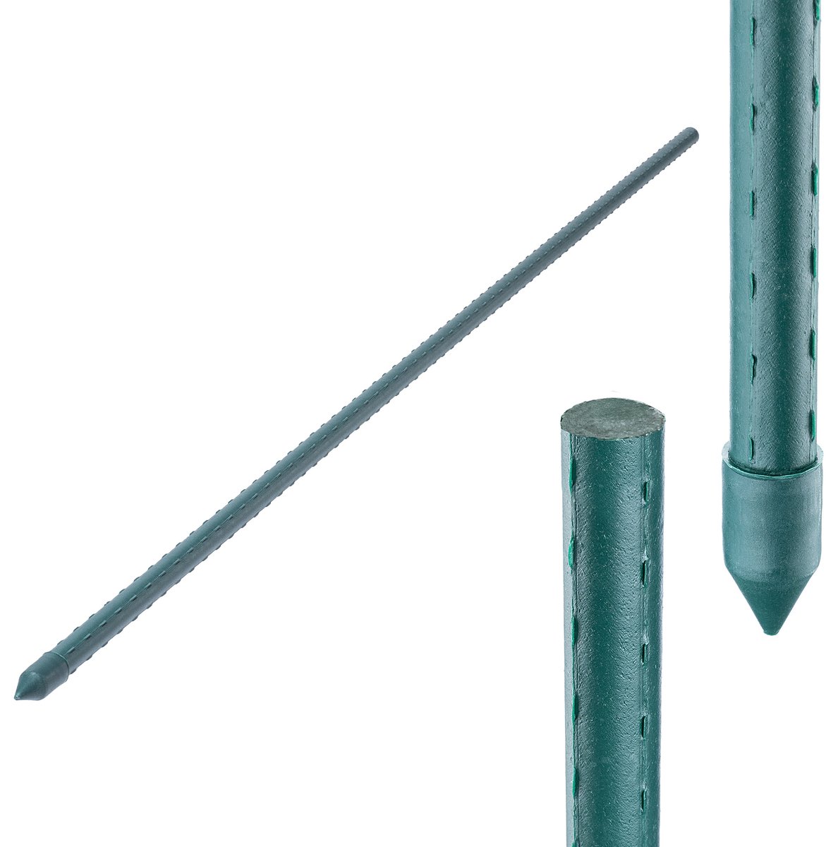KADAX Plantenpaalsteun 120cm Tomaat Bloemenstok Gecoat Staal 16mm