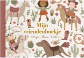 Writemoments Vriendenboekje paarden & cowgirl – 4-8 jaar – Invullen, kleuren & tekenen – Goudfolie