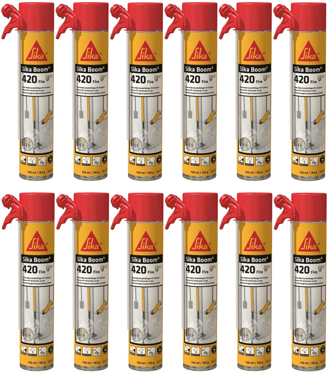 Brandwerende PU Schuim voor Binnenmuren en Vloervoegen 750ml