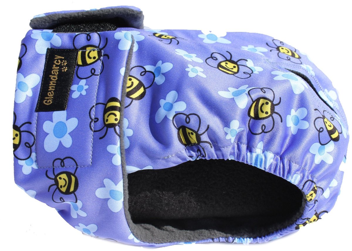 Hondendia's met Wasbare Pads Optie in Maat Medium en Drukke Bijen