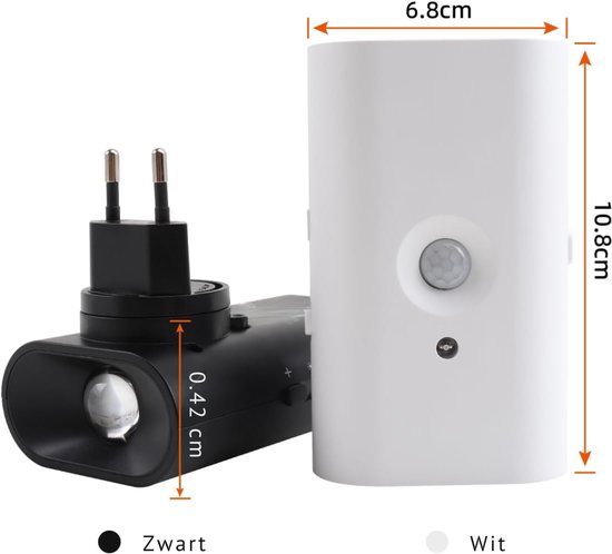 DYVNS® Stekkerlamp Dimbaar - Stopcontactlamp - Voor Binnen - 2 Stuks van DYVNS® — afbeelding 4
