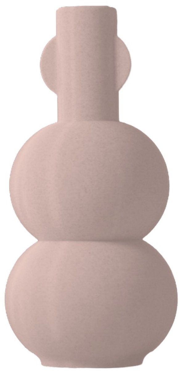 Layvo Zelma Vaas - Bloesem - 20 cm - droogbloemen vaas - japandi - gerecycled plastic