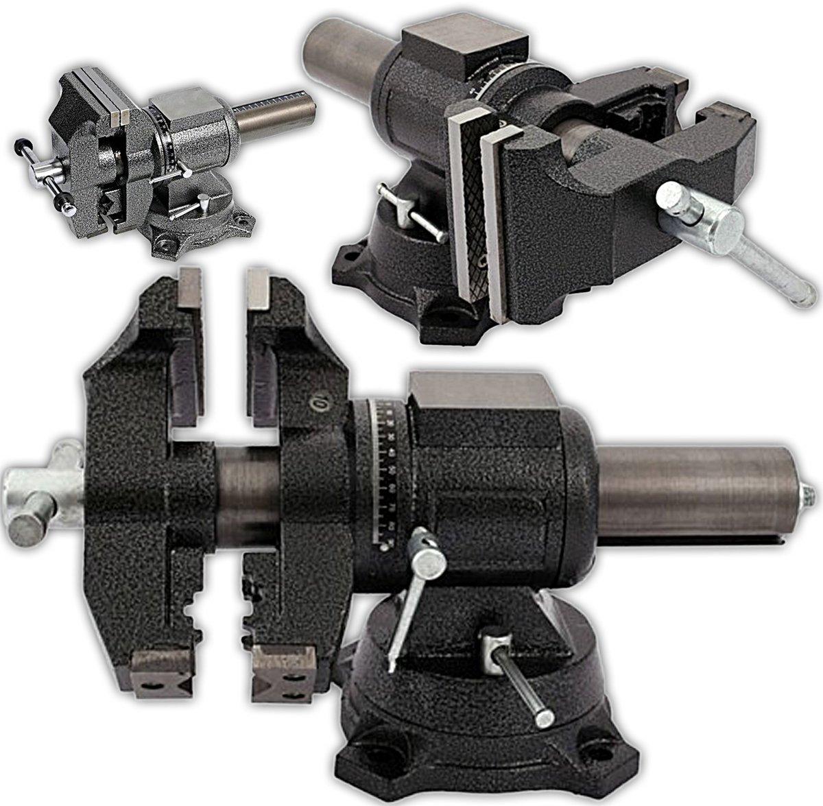 Merkloos Multifunctioneel Draaibaar Stolp 125mm met Aambeeld