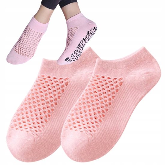 Antislip Katoenen Sokken voor Yoga - Ademend, Maat 36-40 — afbeelding 3