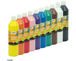 Vingerverf - 10 x 750gram assorti