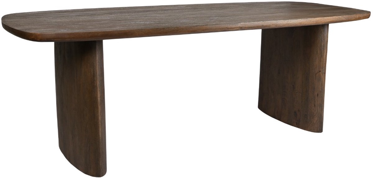 Livingfurn Eetkamertafel Tyler - 100x220x76cm Bruin