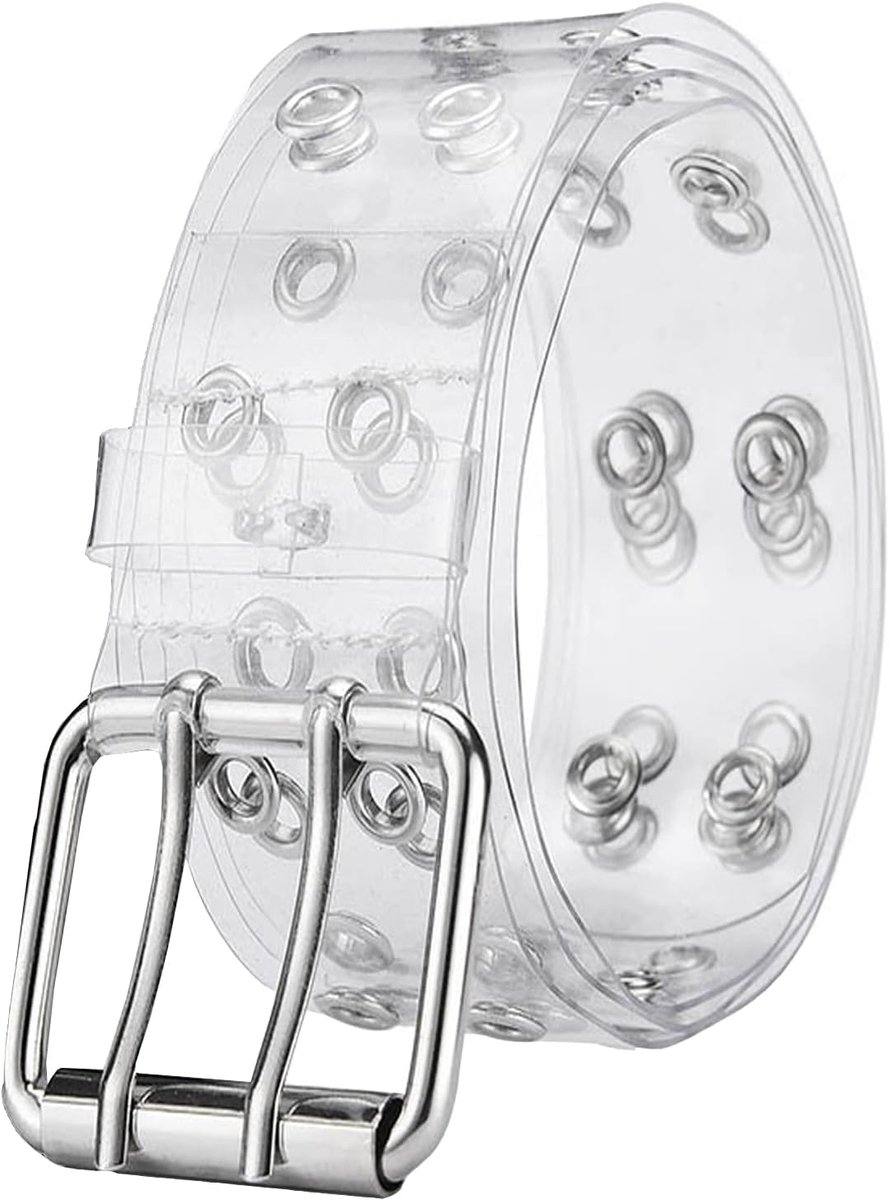 Transparante riem - PVC dames- en tienerriem - stijlvol en veelzijdig - perfect voor denim - ShopVlot