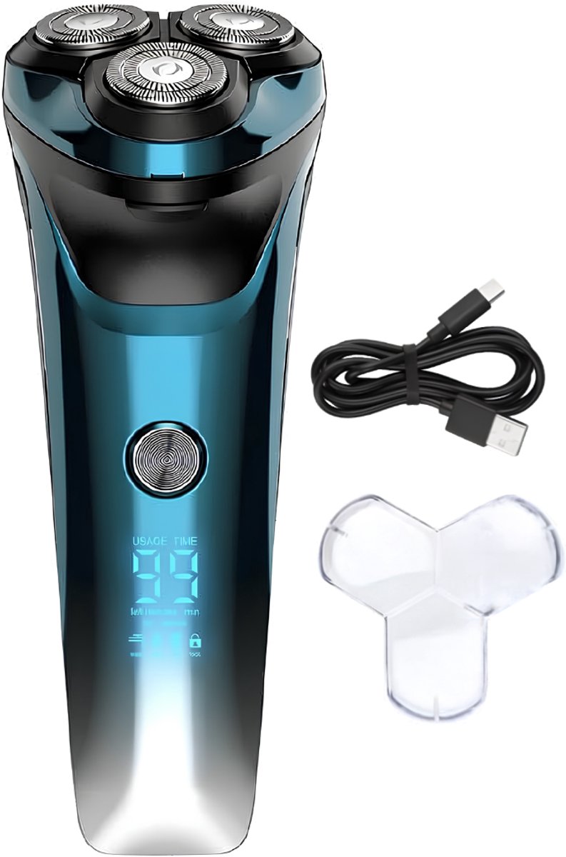 SNJY® Scheerapparaat Mannen - Tondeuse Mannen - Tondeuse Hoofdhaar - 100 Min Looptijd - Blauw
