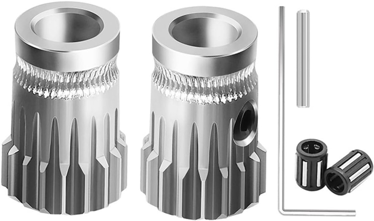 3D printer BMG extruder dual gear - MK2 en MK3 onderdelen - aandrijfwiel - ideaal voor DIY Prusa i3 - ShopVlot