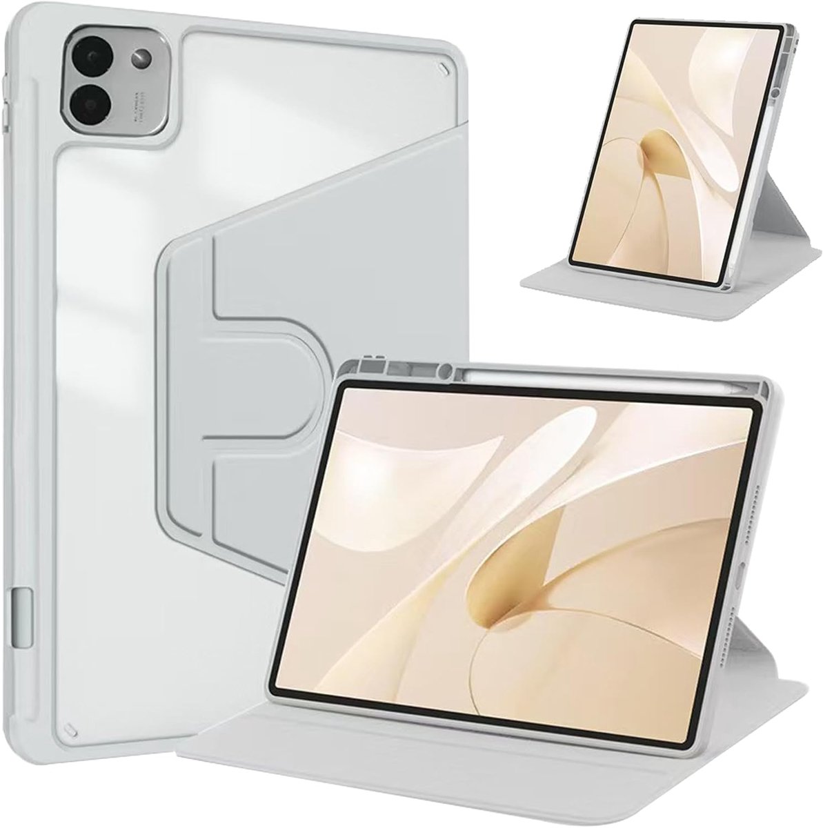 Tieeyivv Case for Honor Magic Pad 3 Cover, Premium PU Ultra Slim Lightweight Protective Cover, Triple Folding - ShopVlot