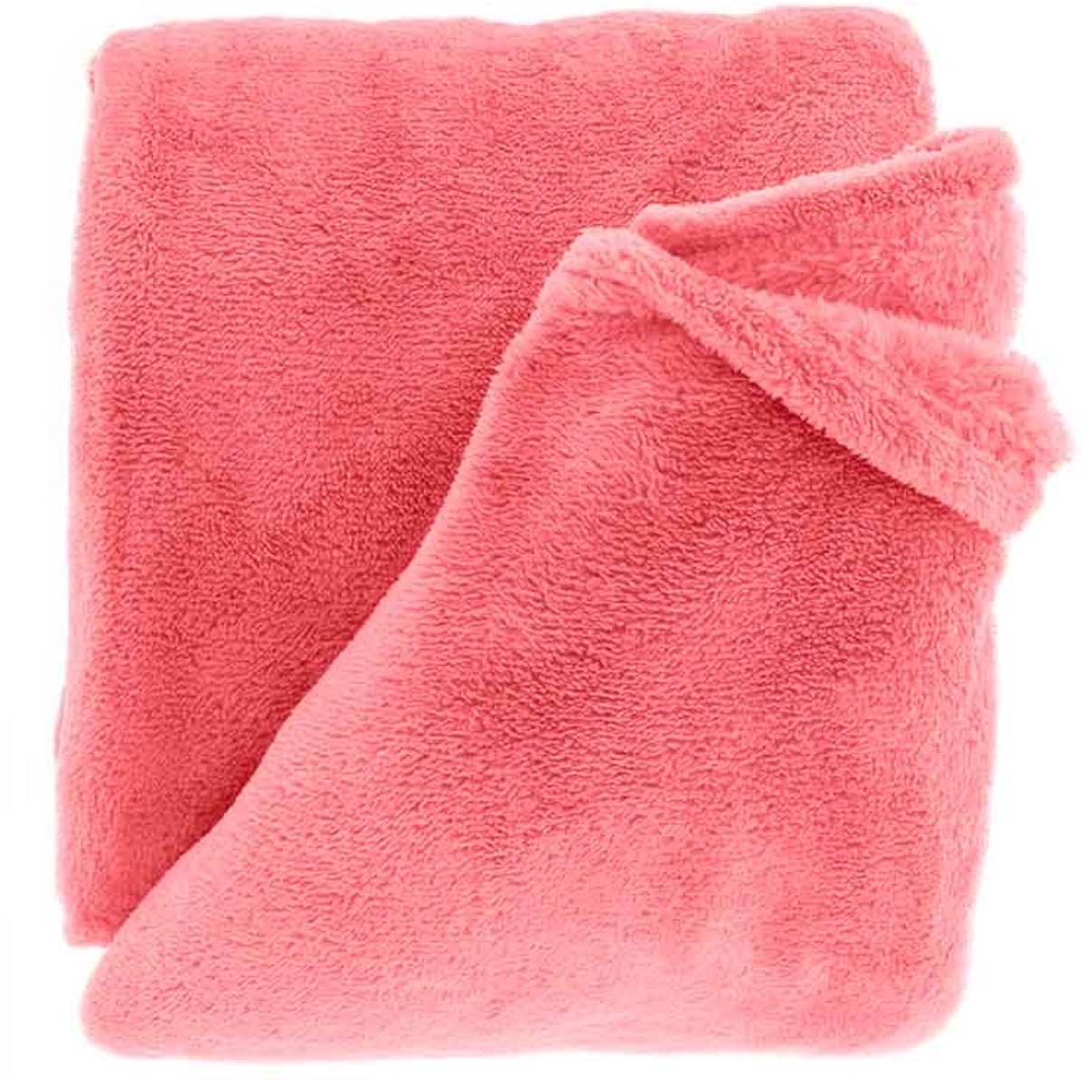 Unique Living Plaid Justin - Flamingo Pink - 150x200cm Roze
