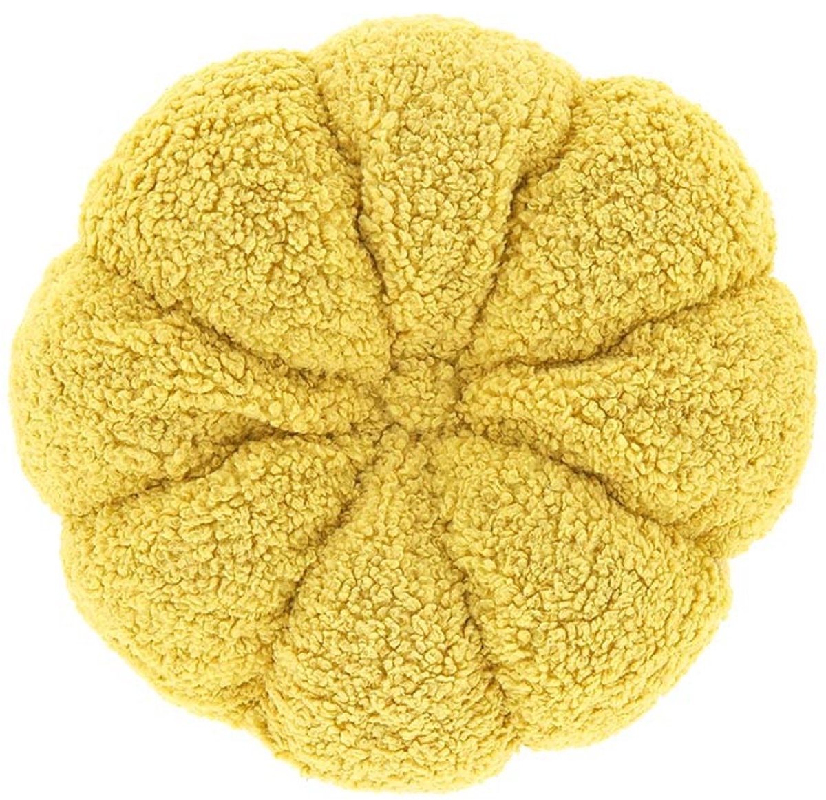 Unique Living Sierkussen Chico Lemon Yellow -40 Øcm Geel