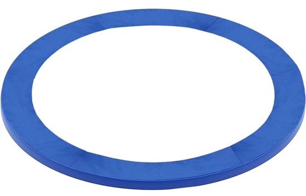 Trampolinerandafdekking - Veerafdekking - Beschermrand - Veilig springen - Duurzaam PVC - PE - 180 cm diameter - Blauw