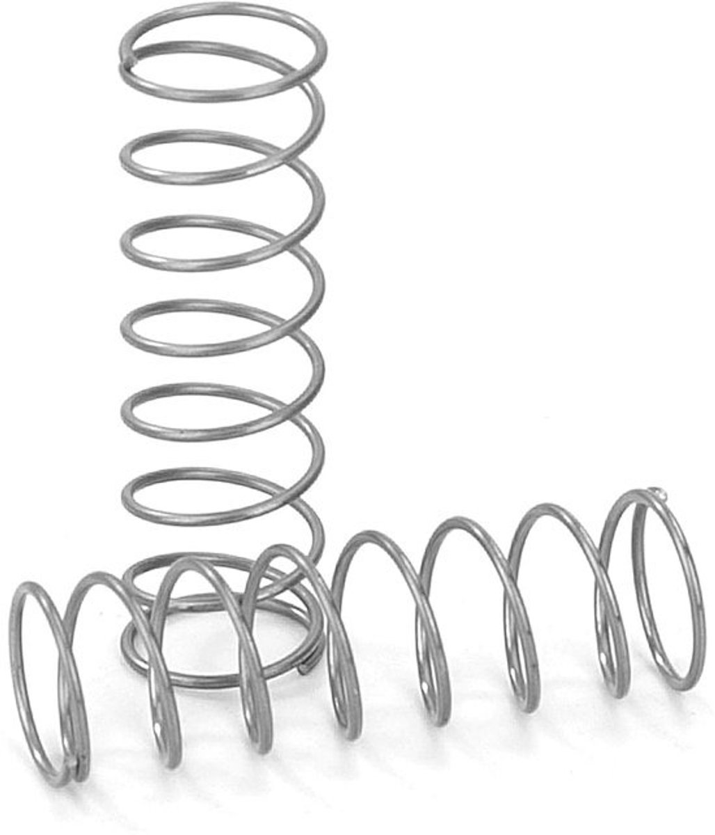 Compressieveren 10 stuks - Roestvrij staal met 0.45mm draaddiameter
