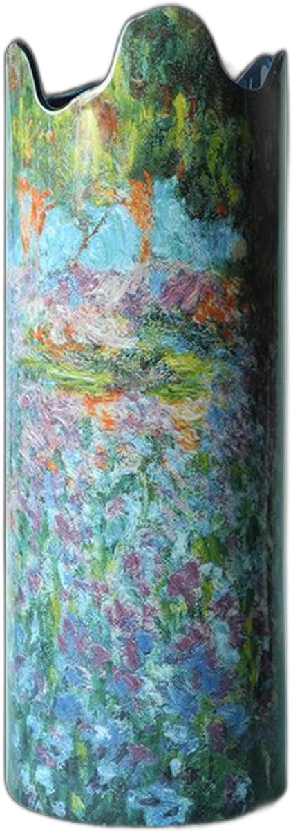 Parastone Claude Monet Vaas – Monets Tuin: De Irissen – Keramiek – 25 cm – In Originele Doos