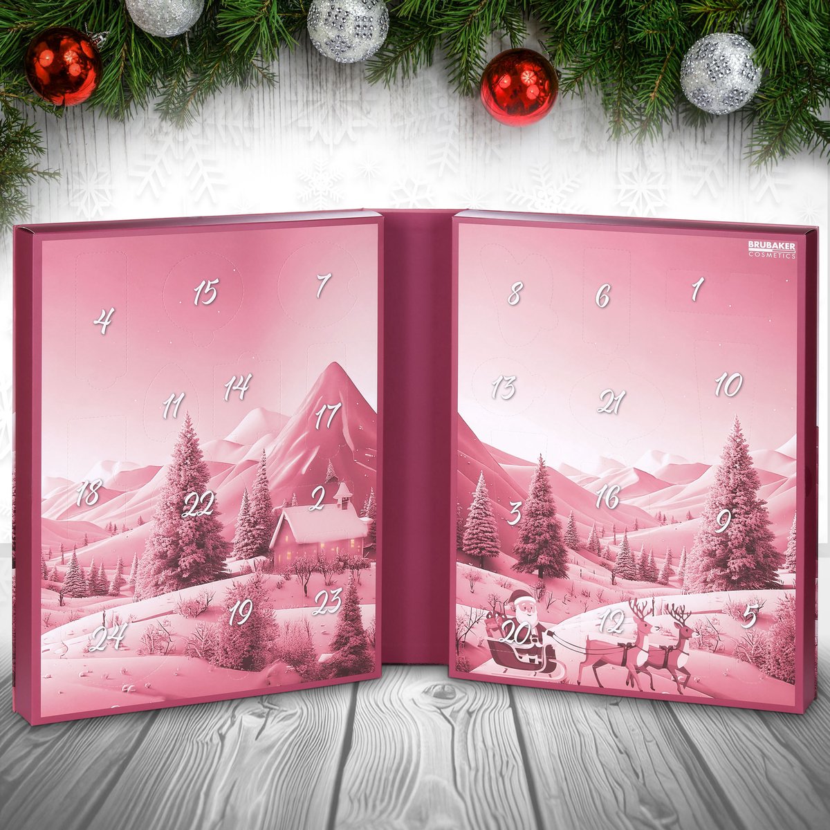 BRUBAKER XXL Beauty Adventskalender 2026 - Roze - 24 verrassingen – foto 2