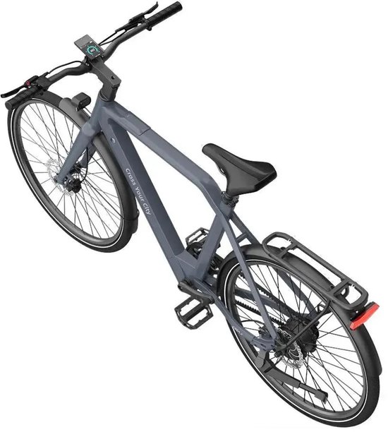 ADO Air 30 Pro - Elektrische Fiets - 28 inch - 250W motor - Actieradius tot 100 km - Automatische 2 versnellingen - Hydraulische schijfremmen - Grijs — afbeelding 3