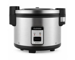 Tokyo Design Studio – Cuckoo Professionele Rijstkoker – 6,3 L – 35 Cups – 1460 W – RVS/Zwart