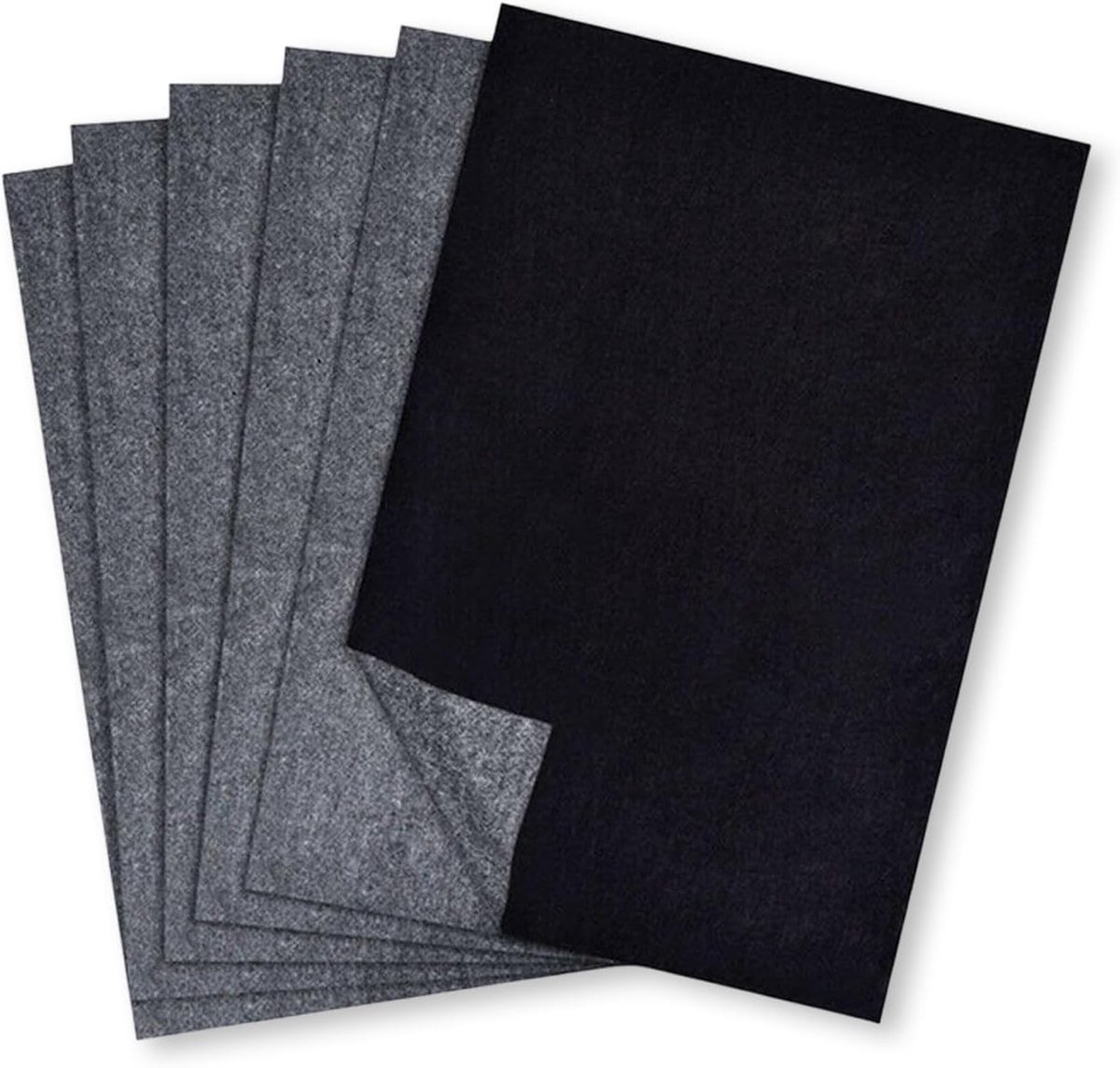 A4 Carbonpapier, Zwart, 50 Vellen, Overdrachtspapier voor Tekenen, Kopiëren en Houtbewerking, Ideaal voor Canvas en Ambachten