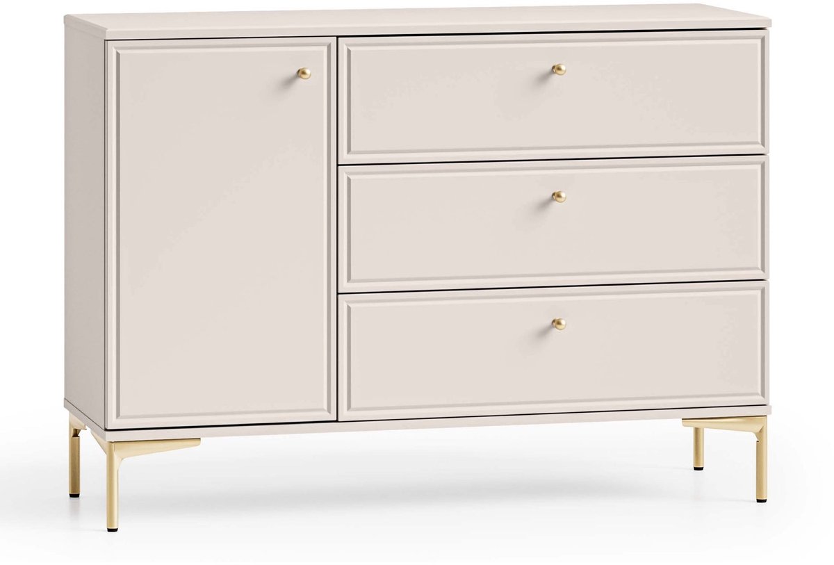 Selsey Sandro – Dressoir, kasjmiergrijs, 118 cm