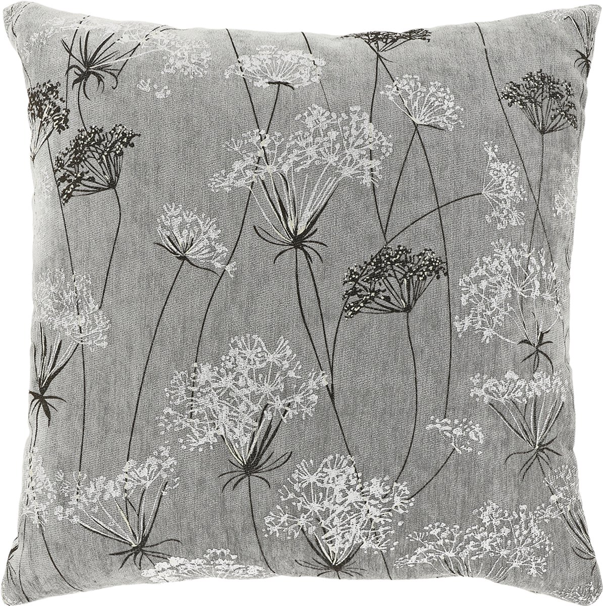 Unique Living Sierkussen Vinya 45x45cm - Chateau Grey Grijs