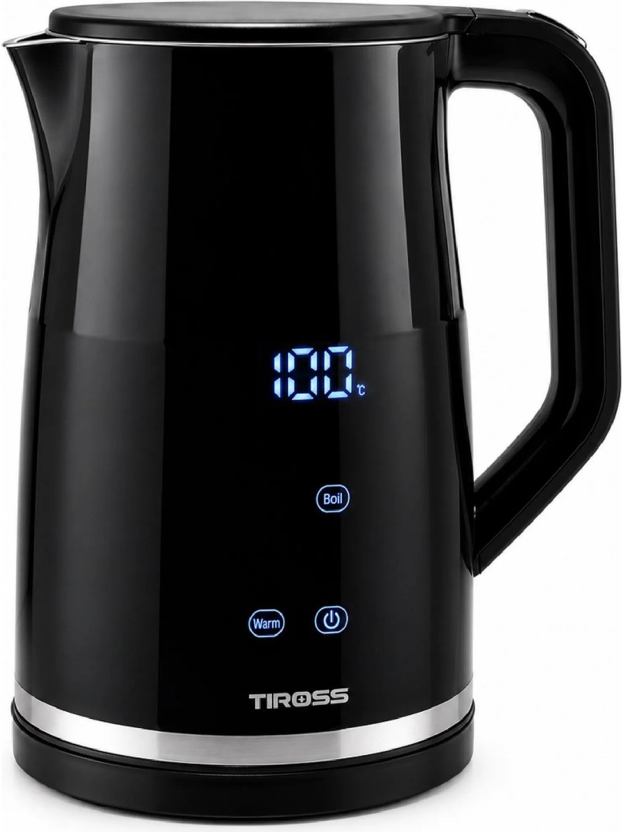TIROSS Waterkoker 1,7 l met temperatuurregeling en vier standen