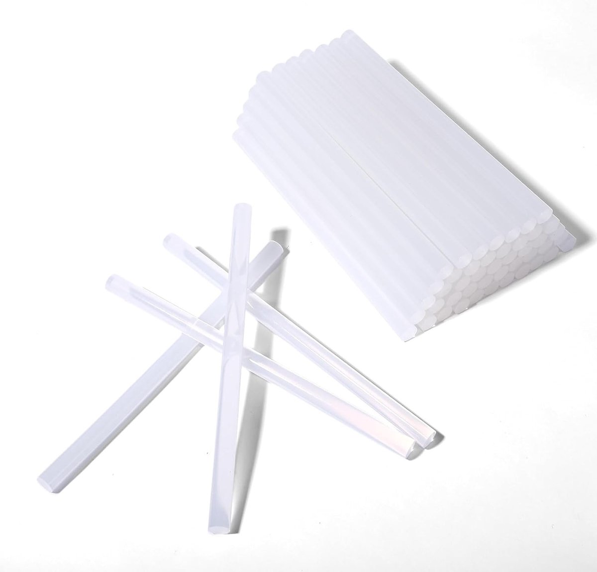 50 Transparante Lijmstiften 11mm x 200mm, Sneldrogend en Sterk, Ideaal voor DIY Projecten, Creatief Knutselen en Reparaties