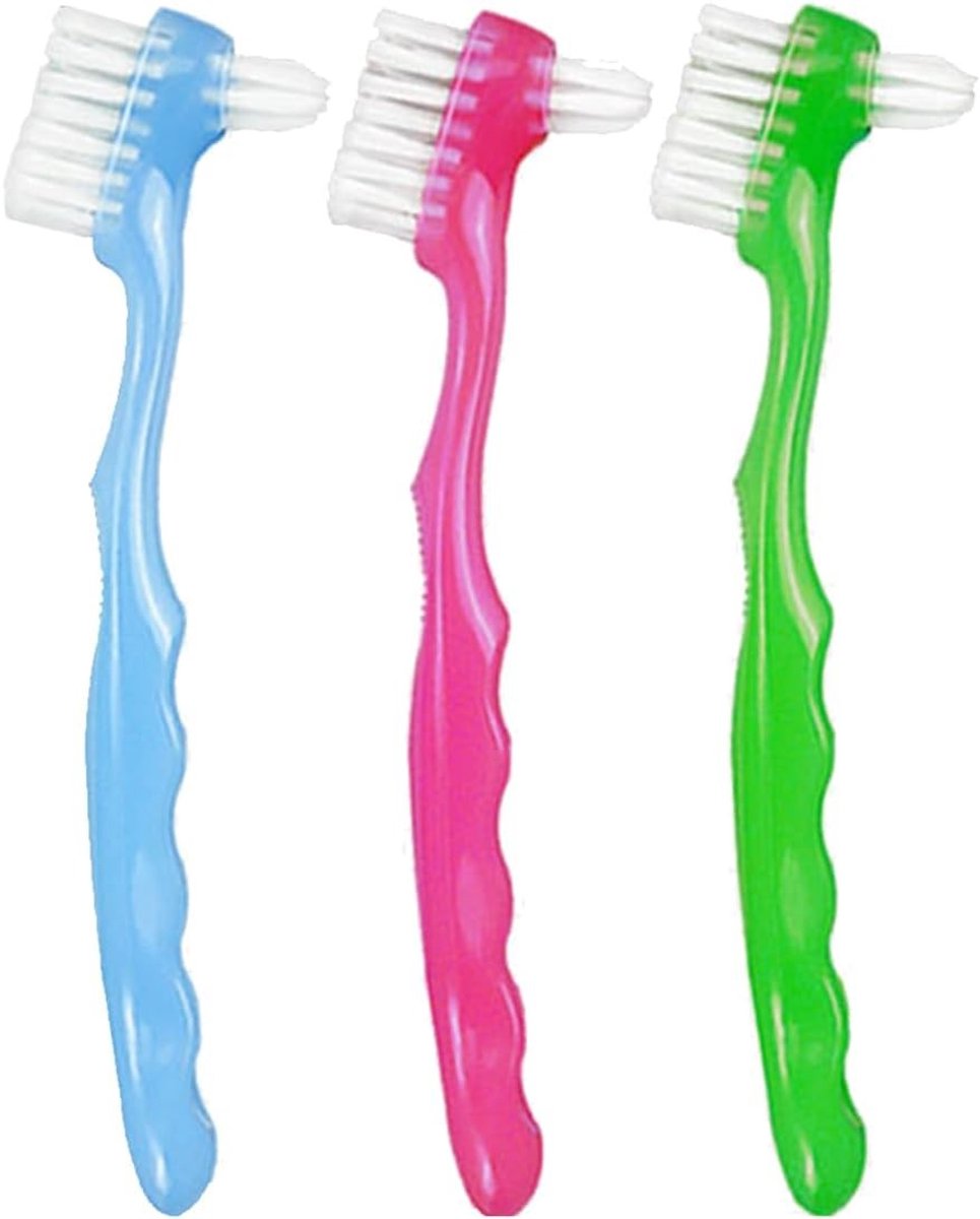 Premium Hard Dental Vervangborstels - 3 Pack, Dubbellaags Borstels voor Tanden, Handige en Draagbare Tandenborstels met Multilayer Borstels