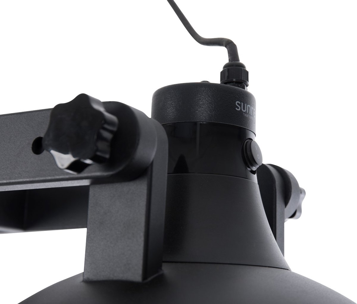 Sunred Indus II Bright 3000 W - Chauffage de terrasse suspendu - Noir
