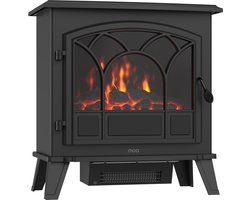 MOA Sfeerhaard Elektrisch - Tot 25m² - Haard met Verwarming - 1850W - Openhaard - Dimbaar LED…